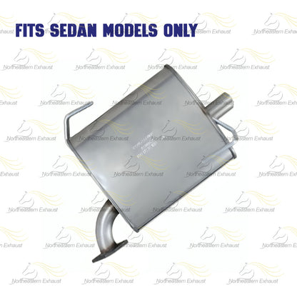 2013 Subaru Impreza 2.0L Exhaust Mufflers