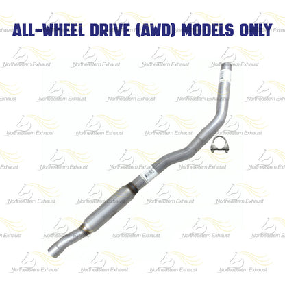 2018 Jeep Cherokee 3.2L Y Pipe and Resonator Pipe Exhaust Kit