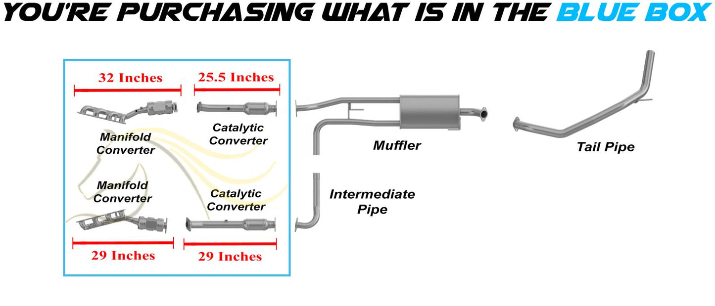 2012 Nissan Titan 5.6L Manifold and Catalytic Converters | EPA APPROVED