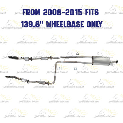 2007-2015 Nissan Titan 5.6L Exhaust System Kit with Catalytic