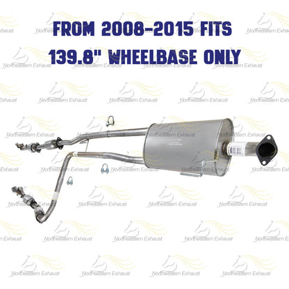 2007-2015 Nissan Titan 5.6L Exhaust System Kit with Catalytic