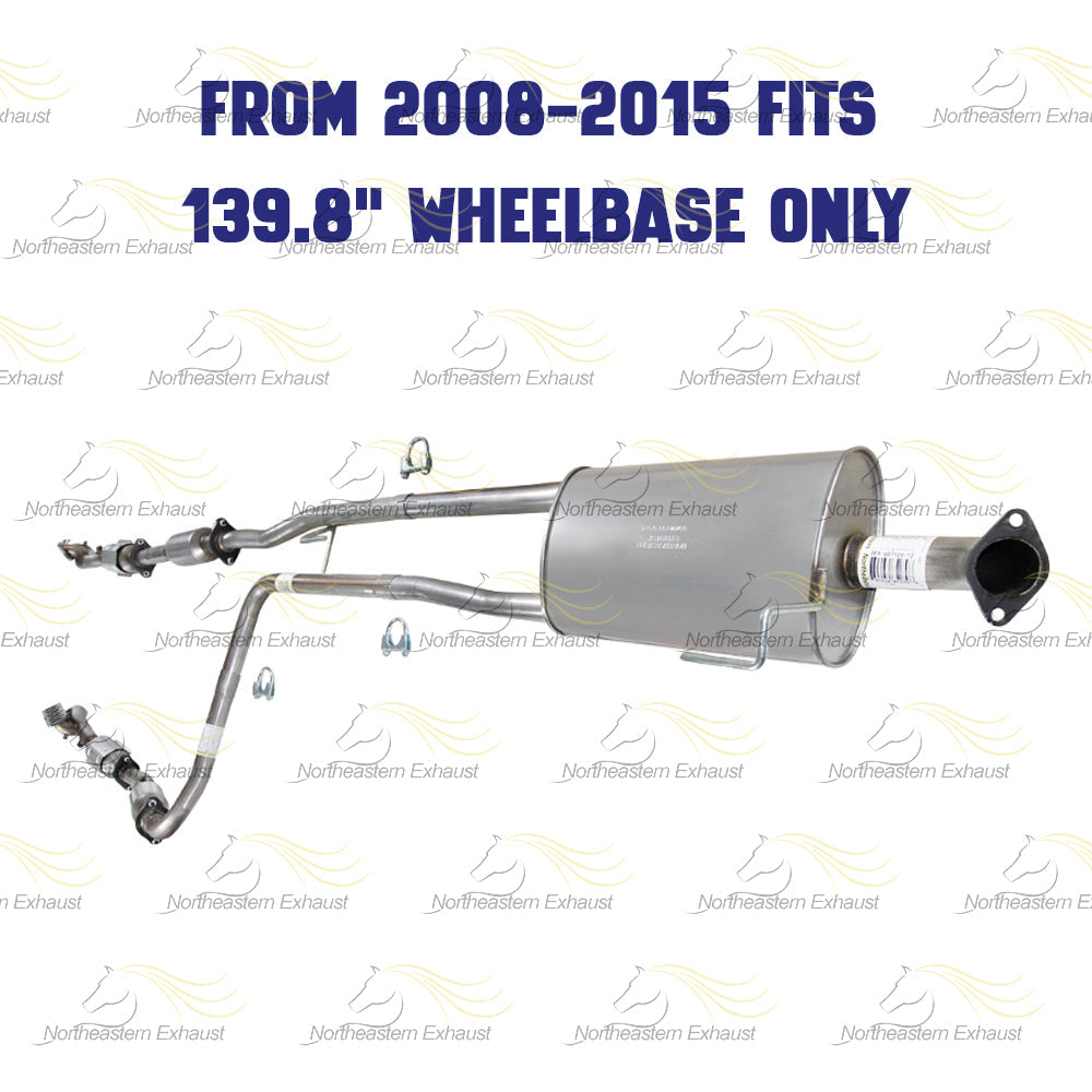 2011 Nissan Titan 5.6L Exhaust System Kit with Catalytic