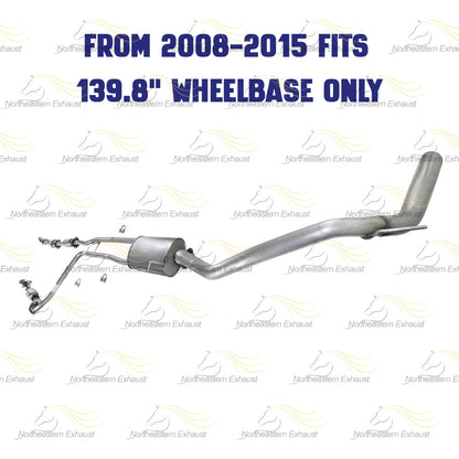 2009 Nissan Titan 5.6L Complete Exhaust System Kit with Catalytic