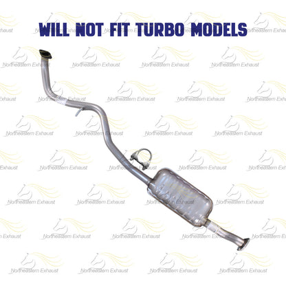 2013 Subaru Legacy 2.5L Resonator Pipe and Muffler Exhaust Kit