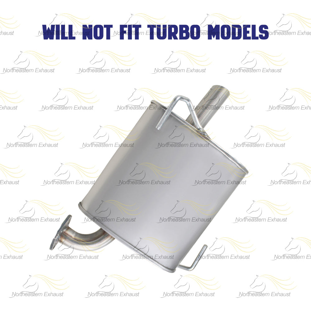 2012 Subaru Legacy 2.5L Resonator Pipe and Muffler Exhaust Kit