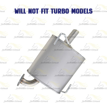 2012 Subaru Legacy 2.5L Resonator Pipe and Muffler Exhaust Kit