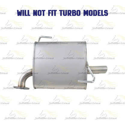 2014 Subaru Legacy 2.5L Resonator Pipe and Muffler Exhaust Kit