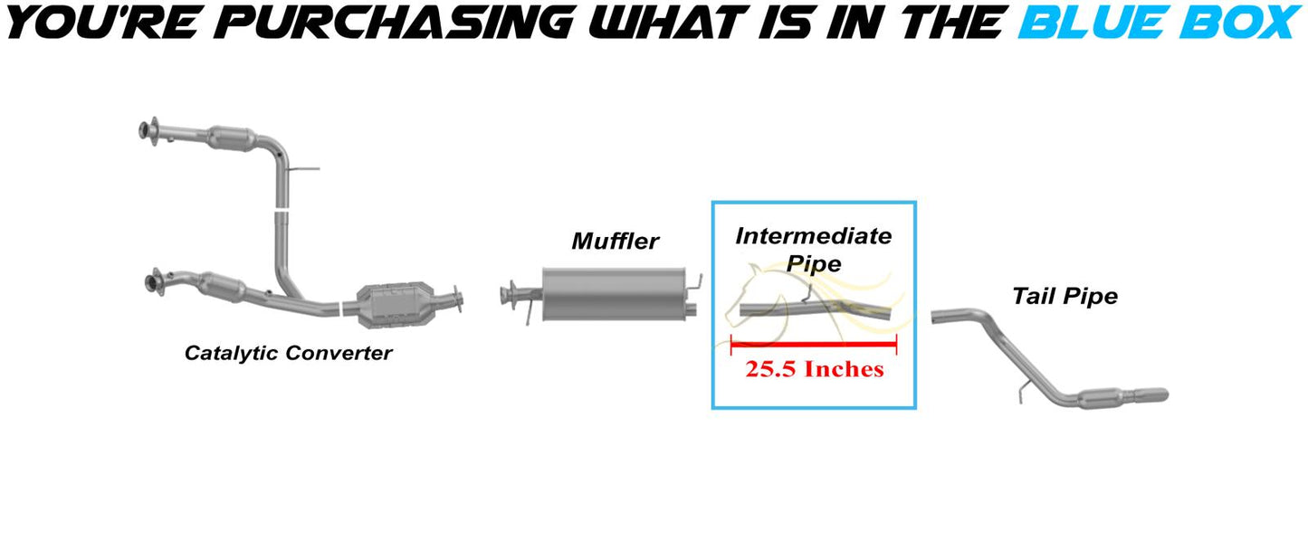 2005 Lincoln Aviator 4.6L Exhaust Pipe
