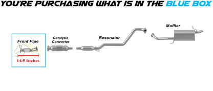2015 Hyundai Elantra GT 1.8L 2.0L Exhaust Pipe