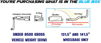 1998 Chevy C2500 5.7l Exhaust Muffler and Tail Pipe