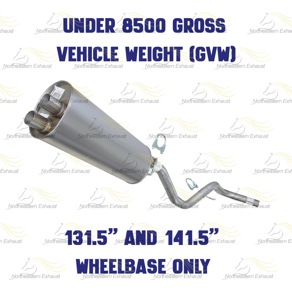 1997 Chevy C2500 5.7l Exhaust Muffler and Tail Pipe