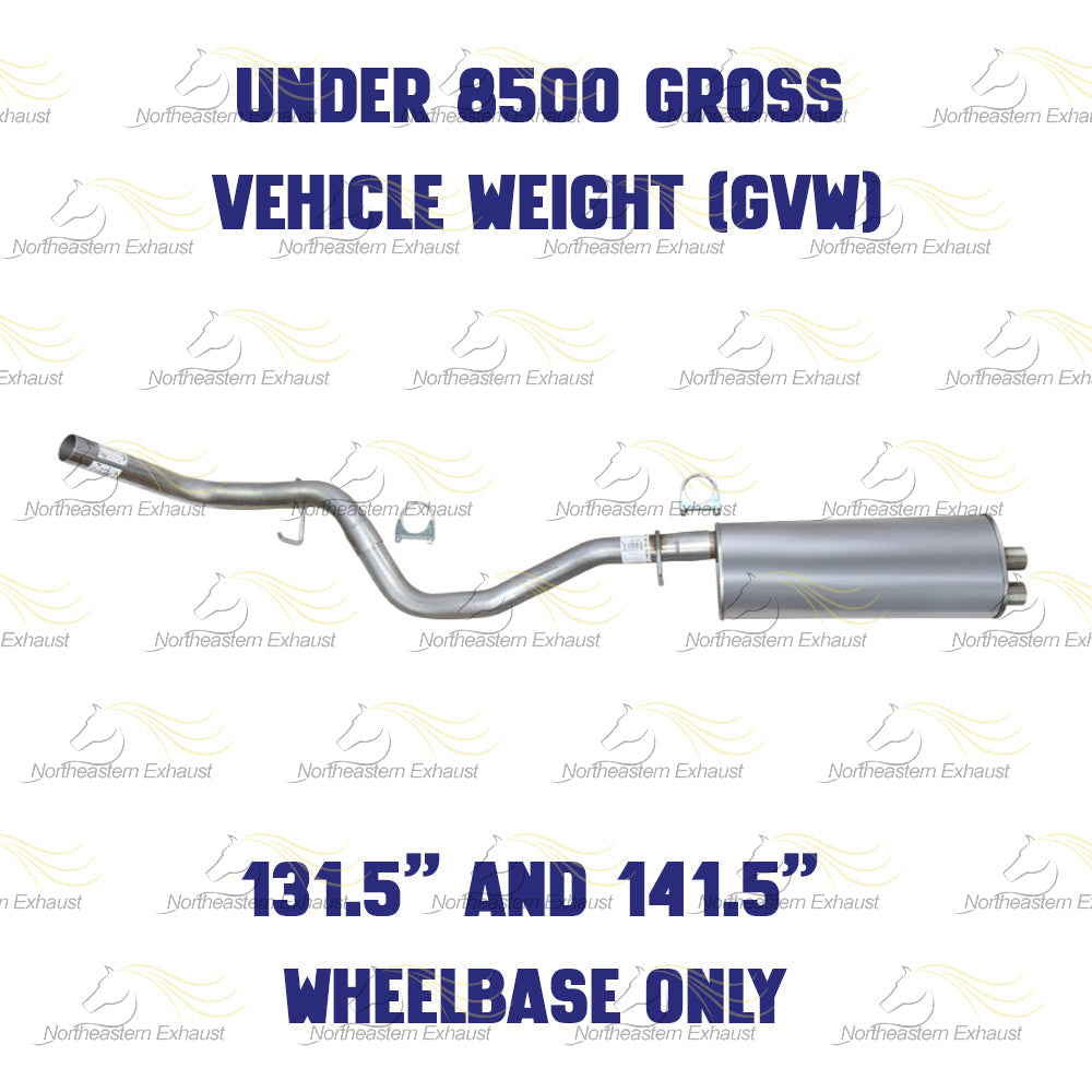 1997 Chevy C1500 5.7l Exhaust Muffler and Tail Pipe