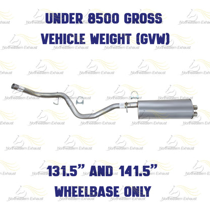1996 GMC C1500 5.7l Exhaust Muffler and Tail Pipe