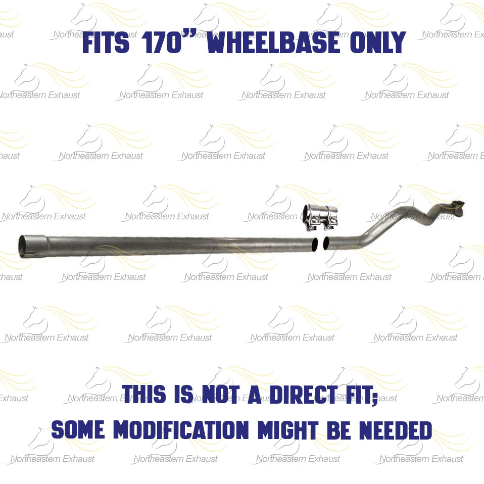 Exhaust Tail Pipe for 2007-2014 Mercedes Benz Sprinter 2500/3500 and Dodge Sprinter 2500 2.1L 3.0L