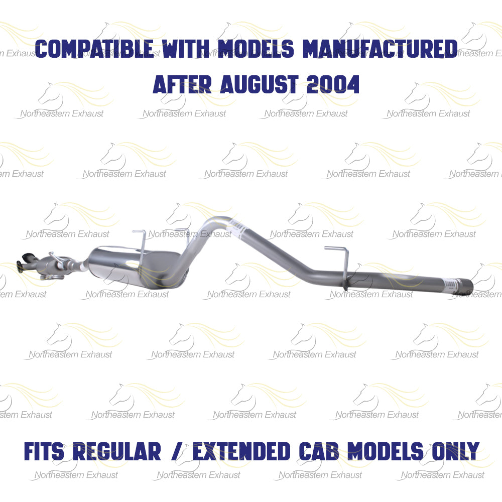 2005 Toyota Tundra 4.7L Resonator and Muffler