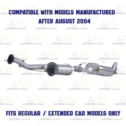 2006 Toyota Tundra 4.7L Resonator and Muffler