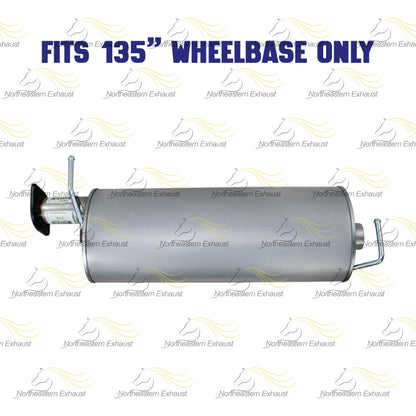 2010-2017 GMC Savana 2500 6.0L Exhaust Muffler - For 135" Wheelbase