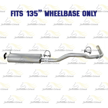 2010-2017 GMC Savana 2500 4.8L Muffler and Tail Pipe - For 135" Wheelbase