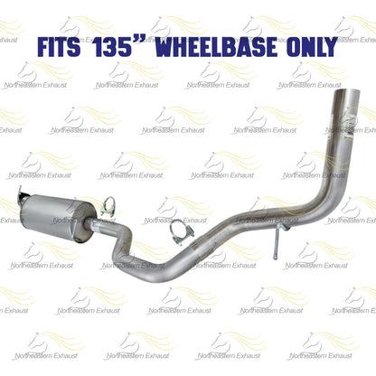 2010-2017 Chevy Express 2500 6.0L Muffler and Tail Pipe - For 135" Wheelbase