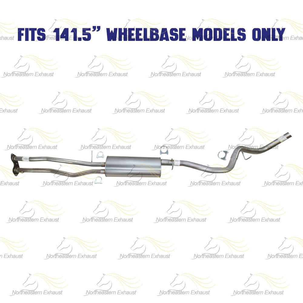 1998 GMC K1500 5.7l Exhaust H Pipe, Muffler and Tail Pipe