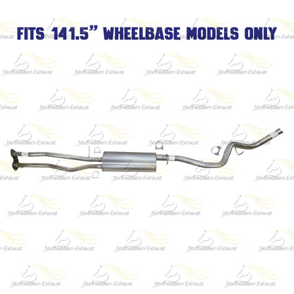 1998 GMC K1500 5.7l Exhaust H Pipe, Muffler and Tail Pipe