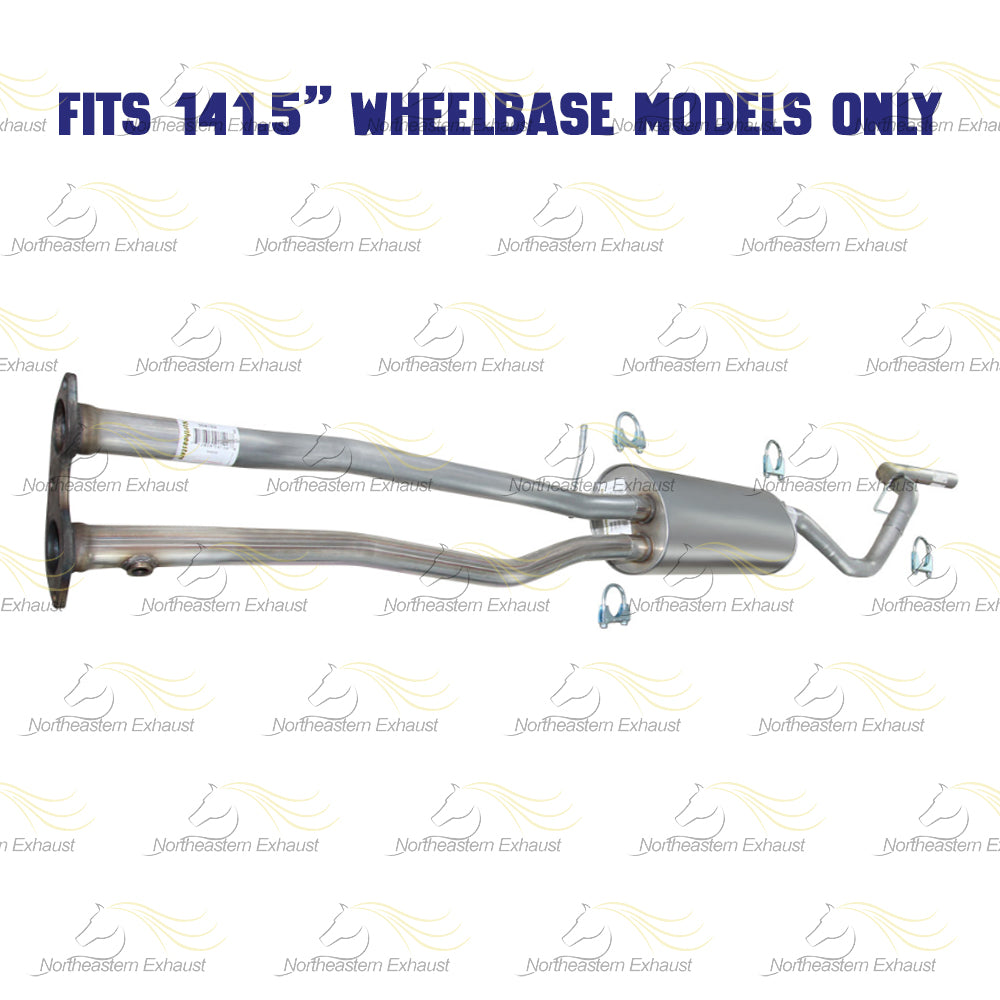 1998 GMC K1500 5.7l Exhaust H Pipe, Muffler and Tail Pipe