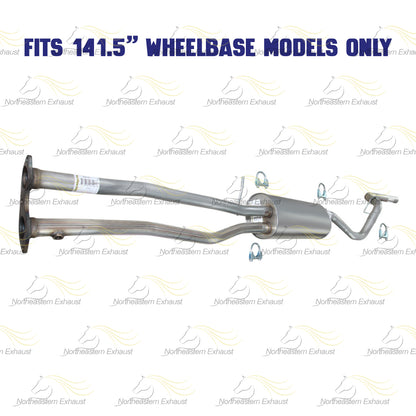 1998 GMC K1500 5.7l Exhaust H Pipe, Muffler and Tail Pipe