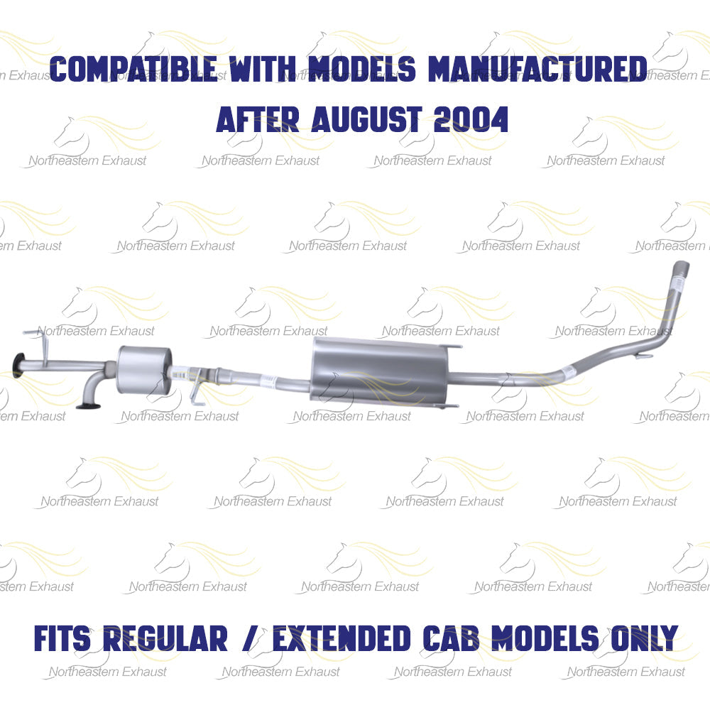 2004-2006 Toyota Tundra 4.7L Resonator and Muffler