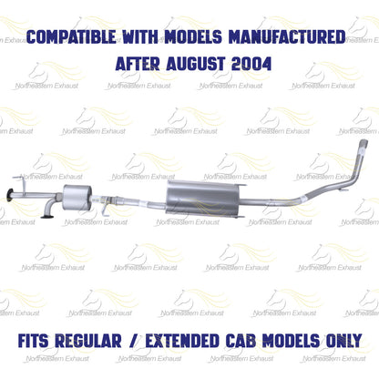 2004-2006 Toyota Tundra 4.7L Resonator and Muffler