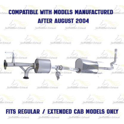 2004-2006 Toyota Tundra 4.7L Resonator and Muffler