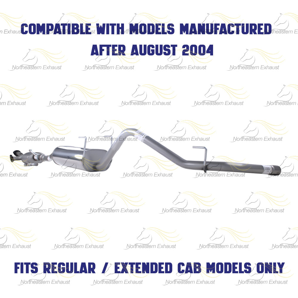 2004-2006 Toyota Tundra 4.7L Resonator and Muffler