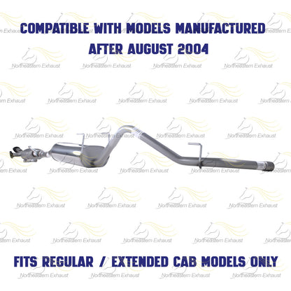 2004-2006 Toyota Tundra 4.7L Resonator and Muffler