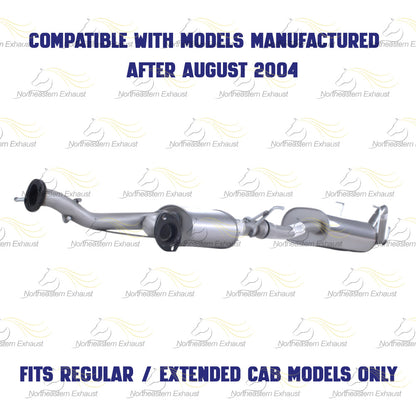 2004-2006 Toyota Tundra 4.7L Resonator and Muffler