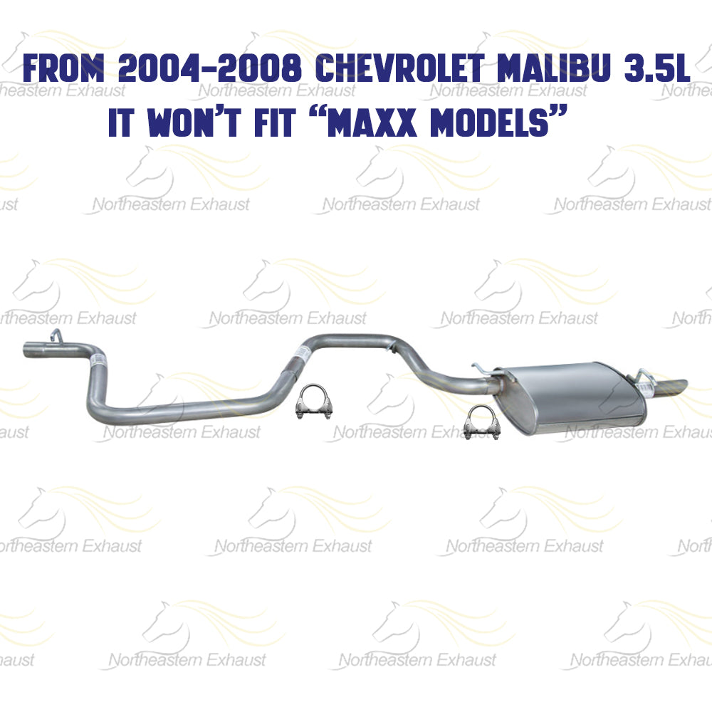 2004-2008 Chevy Malibu 2.2L/3.5L Exhaust Pipe and Muffler