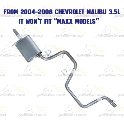 2004-2008 Chevy Malibu 2.2L/3.5L Exhaust Pipe and Muffler