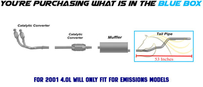 1999-2004 Jeep Grand Cherokee 4.0L & 4.7L Exhaust Tail Pipe
