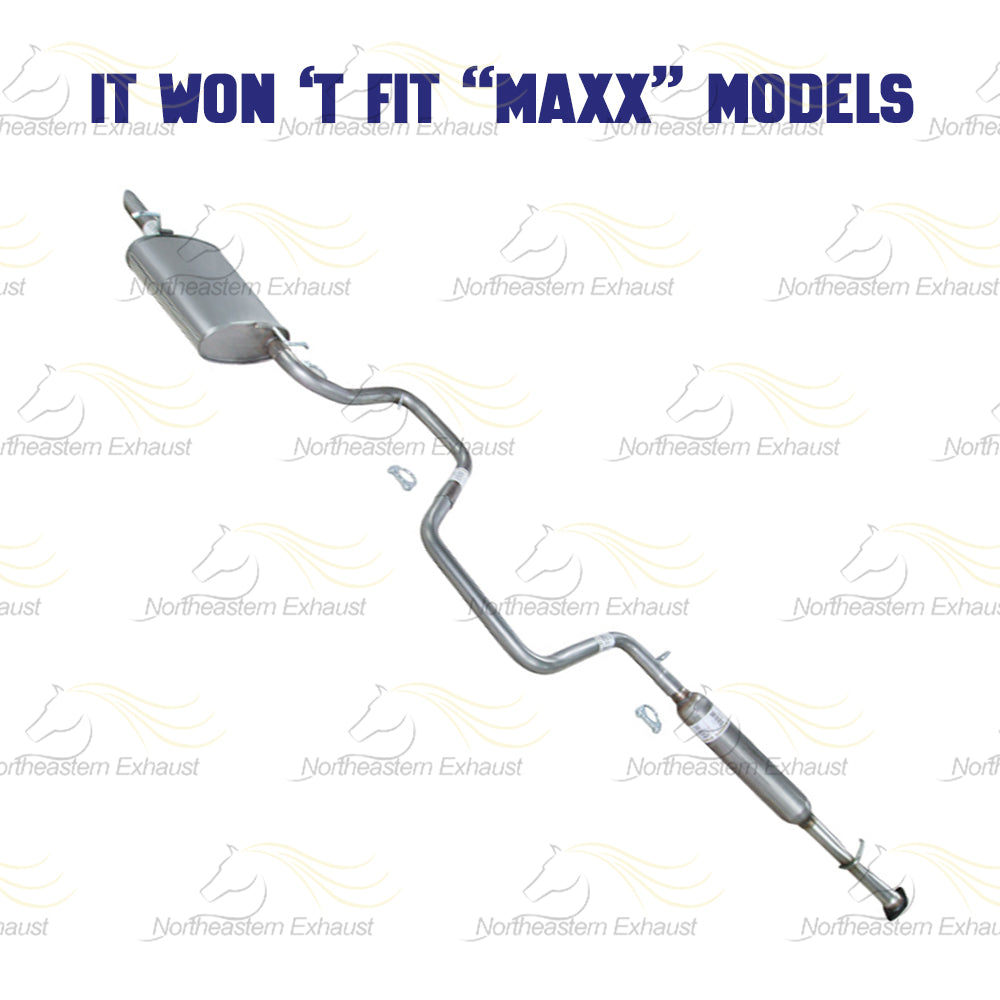 Cat-back Exhaust System for 2004-2008 Chevy Malibu 2.2L | 2004-2006 Malibu 3.5L