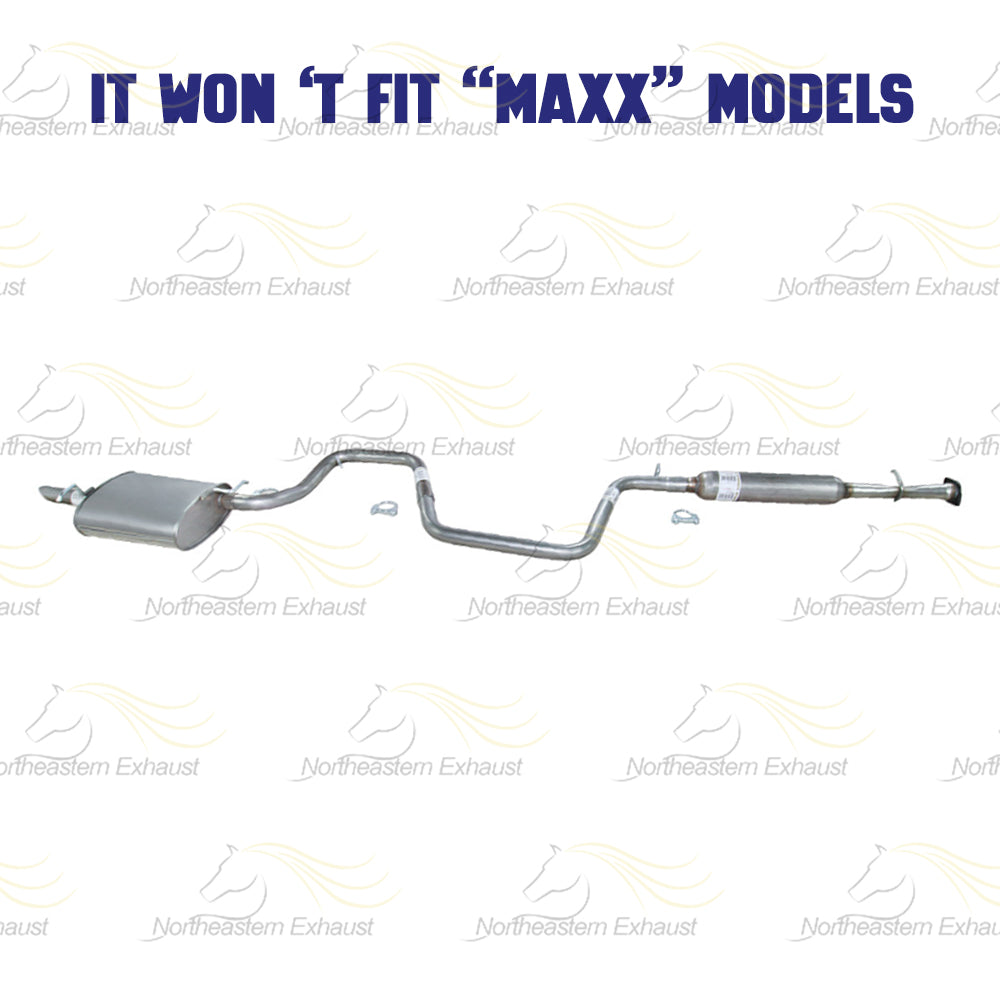 Cat-back Exhaust System for 2004-2008 Chevy Malibu 2.2L | 2004-2006 Malibu 3.5L