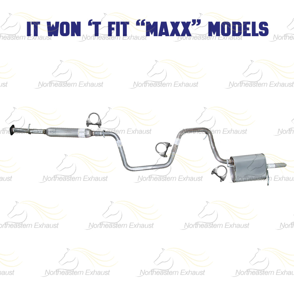 Cat-back Exhaust System for 2004-2008 Chevy Malibu 2.2L | 2004-2006 Malibu 3.5L