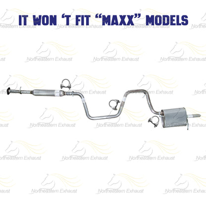 Cat-back Exhaust System for 2004-2008 Chevy Malibu 2.2L | 2004-2006 Malibu 3.5L