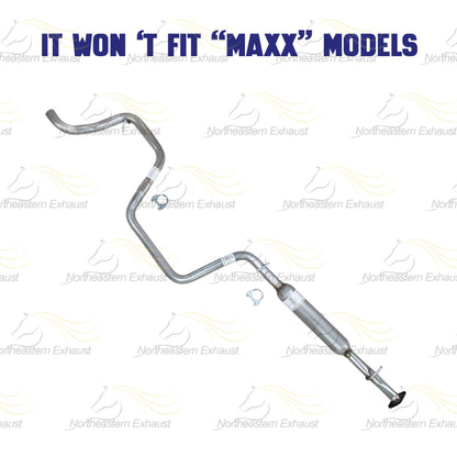 Exhaust Resonator Pipe and Intermediate Pipe 2004-2008 Chevy Malibu 2.2L | 2004-2006 Malibu 3.5L