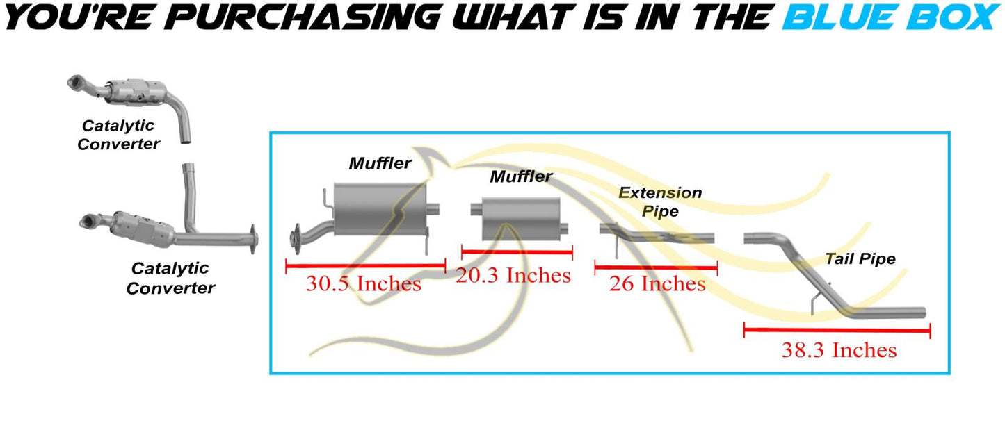 2010 Ford Explorer 4.6L Exhaust Mufflers and Pipes