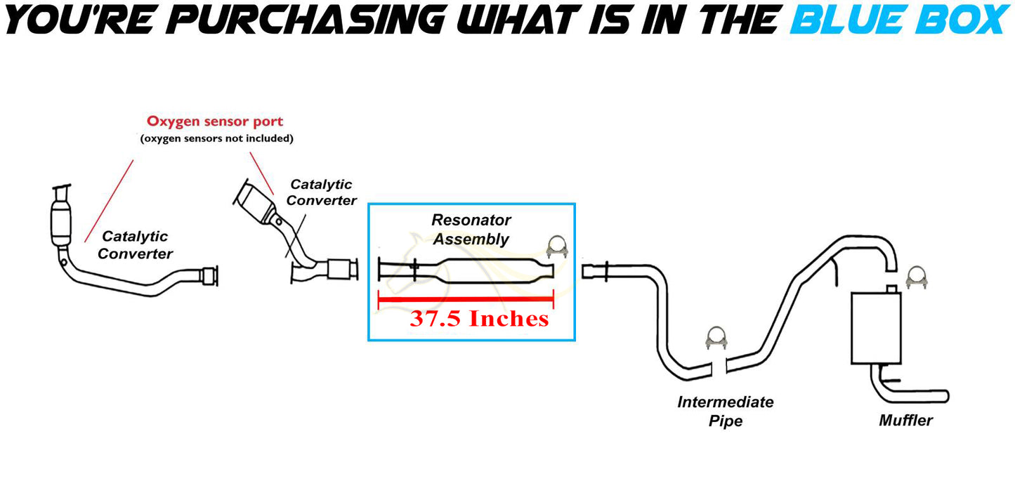 2004-2008 Chevy Malibu 2.2L | 2004-2006 Malibu 3.5L Exhaust Resonator Pipe