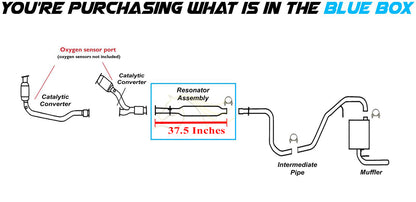 2004-2008 Chevy Malibu 2.2L | 2004-2006 Malibu 3.5L Exhaust Resonator Pipe
