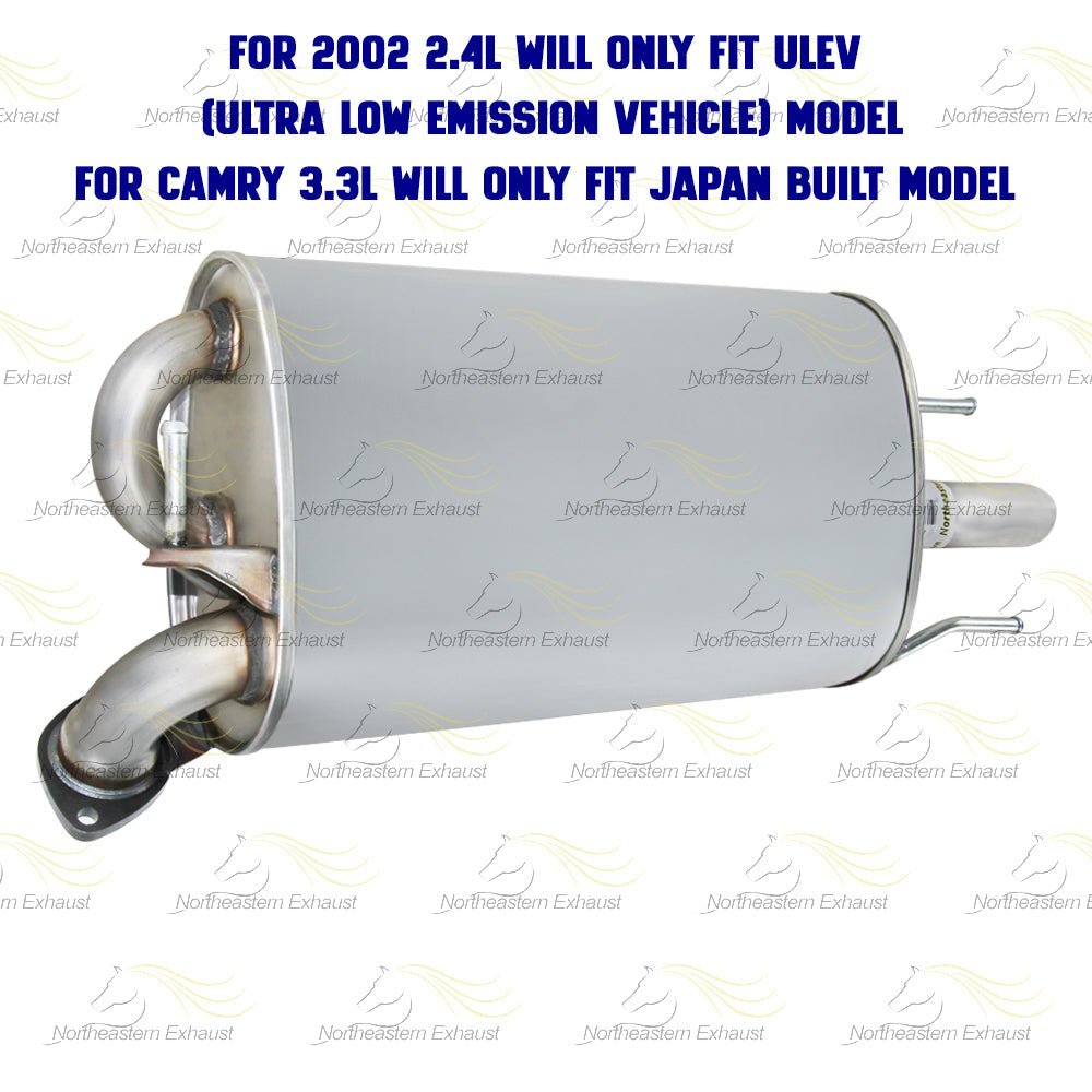 2004-2006 Toyota Camry 3.3L | 2002-2006 Camry 2.4L | 2004-2008 Toyota Solara 3.3L & 2.4L Exhaust Muffler