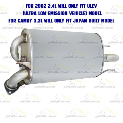 2004-2006 Toyota Camry 3.3L | 2002-2006 Camry 2.4L | 2004-2008 Toyota Solara 3.3L & 2.4L Exhaust Muffler