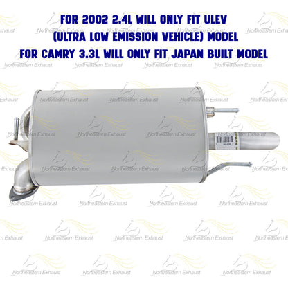 2004-2006 Toyota Camry 3.3L | 2002-2006 Camry 2.4L | 2004-2008 Toyota Solara 3.3L & 2.4L Exhaust Muffler