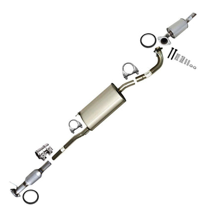 Catalytic Converter, Muffler and Resonator Pipe for 2004-2009 Toyota Highlander and Lexus RX350 3.3L 3.5L