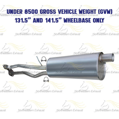 1998 GMC C1500 5.7L Exhaust H Pipe and Muffler