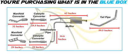 2008 Infiniti QX56 5.6L Complete Exhaust System | EPA Approved